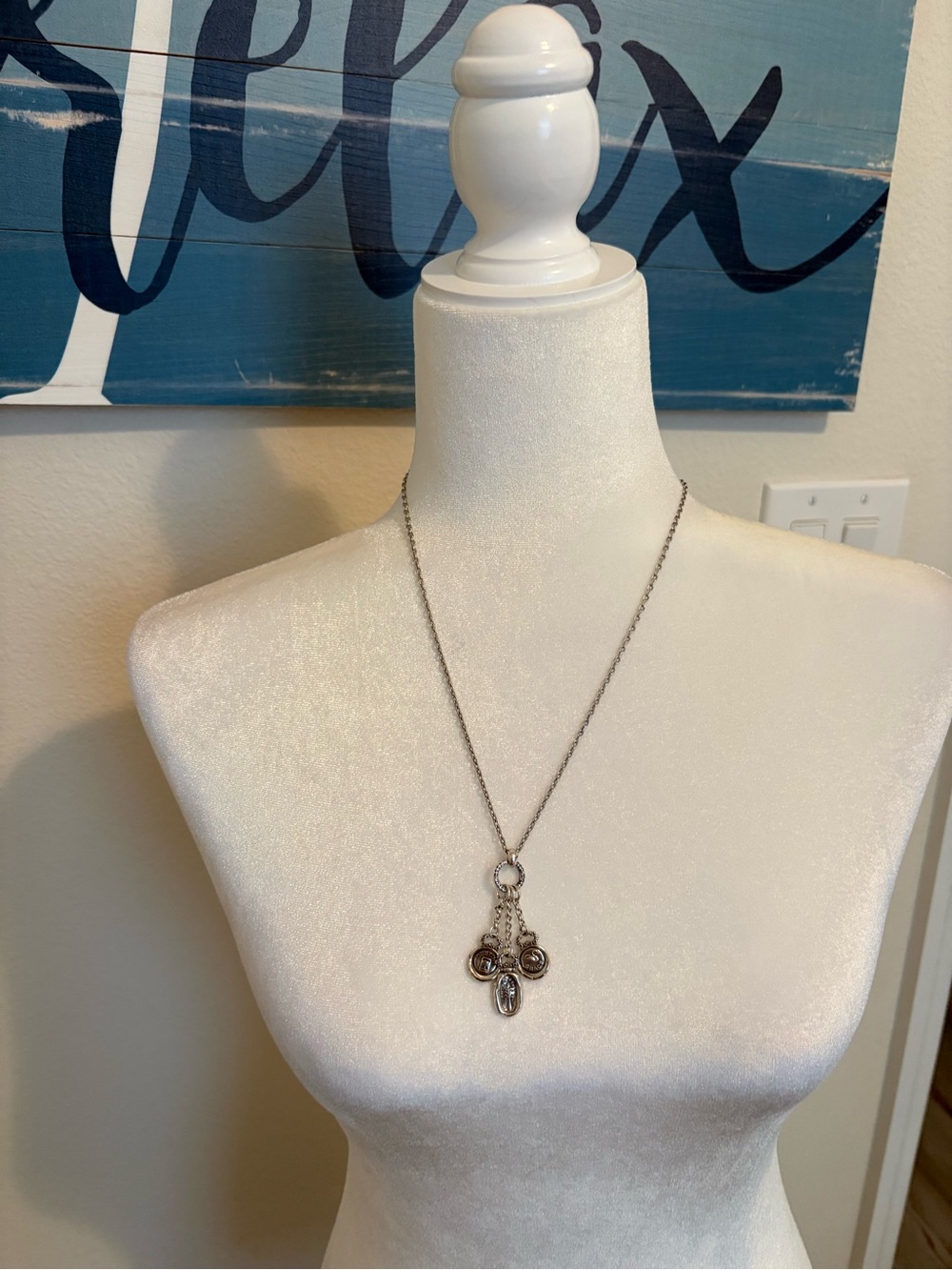 Brighton necklace with attached charms